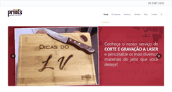Desktop Screenshot of graficaprints.com.br
